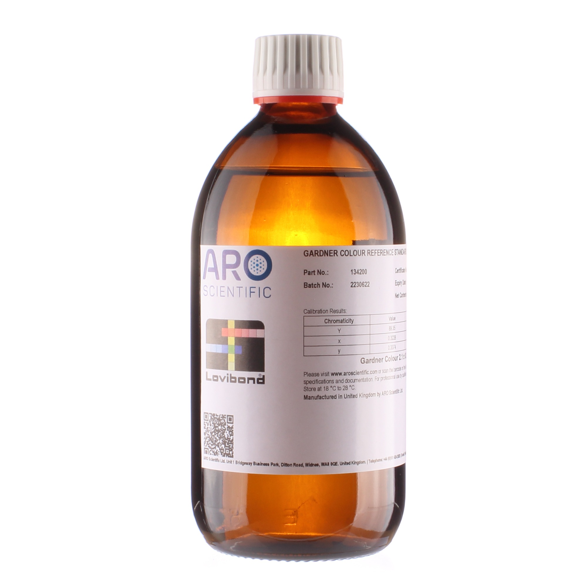 Gardner (ASTM D1544, D6166) Colour Reference Standards